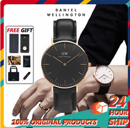 100% Original DW Watch For Men+Free Gift Box Premium Leather Diameter 42mm Fashion relo For Men