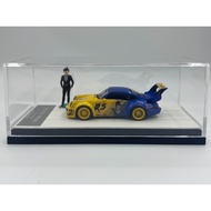 Ready Stock Immediate Shipping MINI STATION Alloy 1: 64 Porsche RWB993 Dragon Ball Color Matching Un