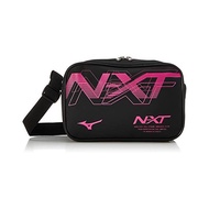 [Japan Direct Mail] Mizuno Mizuno N XT Synthetic PU Leather Crossbody Shoulder Bag Black Pink 33JM10