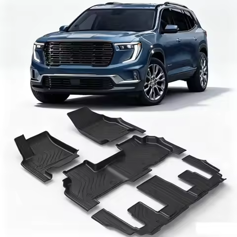 Use for 2025 new GMC Acadia car carpet 3rd Acadia All-Weather car floor mats Fit For 2025new GMC Aca