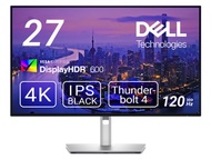 Dell UltraSharp U2725QE 27" 4K Thunderbolt4 Hub Monitor, 99% DCI-P3, Black IPS Panel, 120Hz Refresh