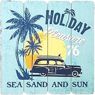 Autumn Trade HOLIDAY Pleasure Woodboard WB24001 W15.7 x D0.7 x H15.7 inches (W40 x D2 x H40 cm)