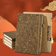 DELMER A5 Notebook, 96sheets To Do List Retro Notebook, Portable Stationery Diary School Supplies Me