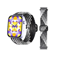 For Colmi P71 Nylon Elastic braided Watch Strap