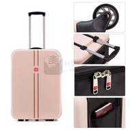 Others - 包送貨 -20吋粉紅色 超薄可摺疊行李箱 輕盈化妝箱 磨沙防刮工具箱 旅行 耐摔行李箱 顔色 粉紅色 20吋