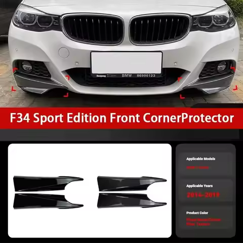 BMW M f34 Sport Suitable for 2014-2019 BMW BMW 3 Series GT f34 M Sport 320i 325i Front Corner Modifi