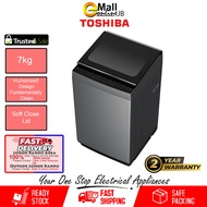 Toshiba 7.0KG Top Load Washer AW-M801AM(SG) / AWM801AM / AWM801AMSG Washing Machine Mesin Basuh (Gre
