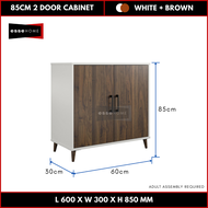 [85CM Tinggi] EsseHome 2 Door Cabinet Shoe Cabinet Side Table Sideboard Shoe Rack Almari Kasut Kabinet Kasut