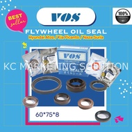 VOS Viton Flywheel Oil Seal Hyundai Atoz / Kia Picanto / Naza Suria (60*75*8)