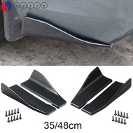 MYROE Car Side Skirt Bumper Bars, Diffuser Carbon fibre Car Bumper Spoiler Rear Lip, Automobile Accessories Spoiler Splitter ABS Extensions Car Corner Bumper Guards Car