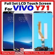 NGS Full Set ORl NGS Brand LCD Touch Screen Compatible With VIVO Y71 VIVO 1724 with Opening Tools &amp; Tempered Glass