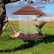 CLEOES Food Container For Pet Feed Station Waterproof Gazebo Hanging Outdoor Feeding Tool