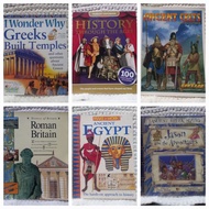 History Books for kids illustrated flat books educational