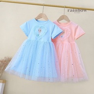 Princess Dress Girl Dress Frozen Princess Elsa Dresses for Kids