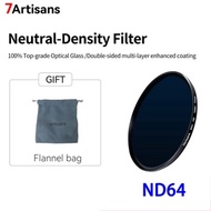 7artisans ND64 Filter Camera Lens Filter 6 Stop Neutral Density Filter 46-82mm