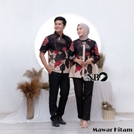 Couple Batik Clothes, Batik Tops for Couples, Husband and Wife