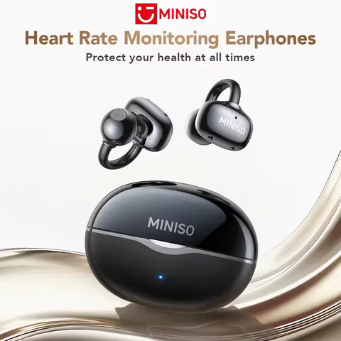 [Heart Monitoring] MINISO MS503 Bluetooth Earphones Sports Wireless Headphones AI Translator Earbuds