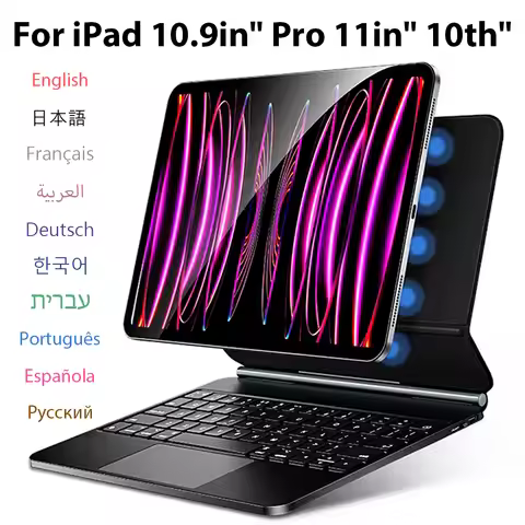 Magic Keyboard Case For Ipad 11in 12.9in Ipad Case Magnetic Bluetooth Wireless Keyboard Ipad Accesso
