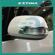Toyota Estima (2006-2024)Side Mirror Chrome Lining Fit For ARC50 ACR55 Berjaya Auto Car Accessories