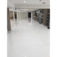 EPOXY FLOOR PAINT ( HE9102 WHITE HEAVY DUTY BRAND ) CAT LANTAI RUMAH / TOILET TILES / CEMENT / FLOOR ( 5L or 1L )