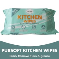 Pursoft Antibacterial Kitchen Wipes 30s