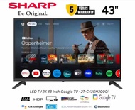 LED TV SHARP 43 INCH GOOGLE TV/GOOGLE TV SHARP 43 INCH 43GH3000I