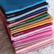 BAHAN KAIN SATIN VELVET METERAN [harga per 0.5m*1m]