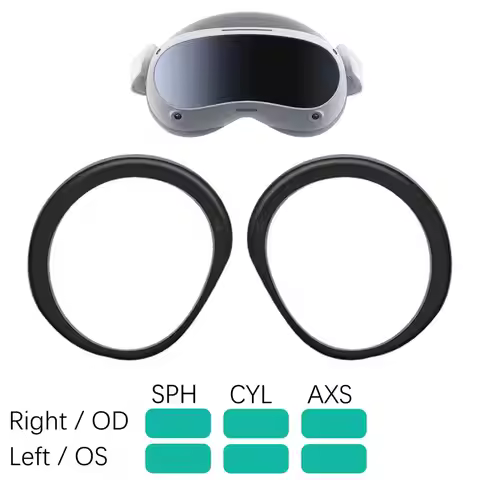 Magnetic Myopia Lens Quick Disassemble Protection VR Eyeglass Prescription Lenses for PICO 4 VR Glas
