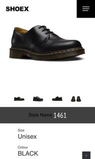 Dr. Martens 1461 馬丁黑三孔US10