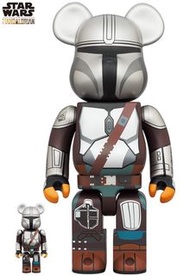 BE@RBRICK MANDALORIAN BESKAR ARMOR  100% &amp; 400% &amp; 1000%