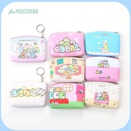 JHA9202888 Women Girls Pouch Wallet Cartoons Pattern Zipper Pocket Change Purse San-X Sumikko Gurashi Coin Bag Earphone Storage Bag