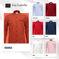 (E-tax E-Receipt) Guy Laroche เสื้อเชิ้ต คอจีน สีพื้น รุ่น DAC6260P3