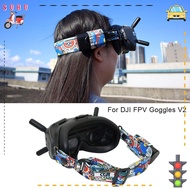 SUHU Head Strap Durable Drone Accessories With Battery Hole For DJI FPV Goggles V2