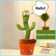 Cactus Talking Toy Funny Singing Mimicking Talking Toy Repeating Cactus Toy That Repeats What You Say Soft Plush notasg