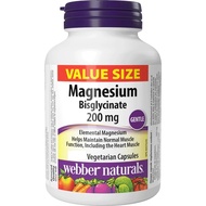 Viên uống Magie hỗ trợ sức khoẻ Magnesium Bisglycinate Webber Naturals 200mg 120 viên