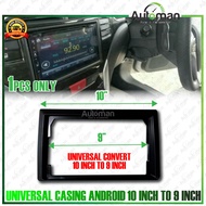 Universal Convert 10" To 9" Android Double Din Player Casing Adaptor 10 Inch To 9 Inch