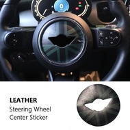 Steering Wheel Stickers Leather Stickers For Mini Cooper R50 R52 R53 Accessories 3D Dedicated Car St