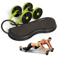 Roller 6Pack Exercise With Knee Pad7222 Warbase New Generation Double Wheel  Abs