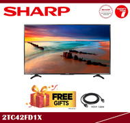 [ Delivered by Seller ] SHARP 42" inch Full HD LED TV 2TC42FD1X