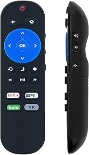 Replace Remote Applicable for Hisense Roku TV 43R6E1 40H4030F1 32H4030F1 65H9F 50H8G 43R7E 55R8F 65R