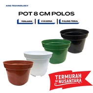 Pot Bunga ANG Hitam 8 cm Pot Tanaman Termurah se-Indonesia 8 10 15 20