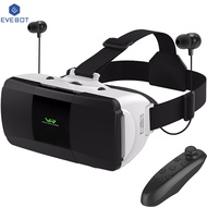 EVEBOT Virtual Reality Bluetooth Headset VR Glasses Helmet 3D Box support 7 inch,VR Handset,VR Box