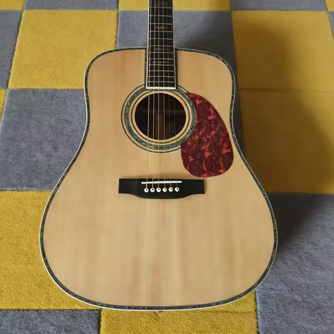 wood color/41 inches/ D45 guitar/Solid Spruce Top/rosewood fingerboard/rosewood back panel/20 Frets/