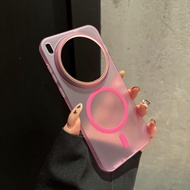 Transparent Skin Feel PC Phone Case With Magnetic For Vivo X300 X200 X100 S30 S20 S19 S18 V40 V30 Pr