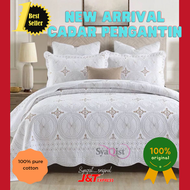 NEW ARRIVAL! 5in1 CADAR PENGANTIN PATCHWORK PREMIUM EMBROIDERY 100% PURE COTTON