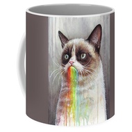Grumpy Cat Coffee Mug Rainbow Coffee Mug