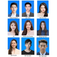 V2 - KDrama Photo ID (5PCS RM3) Passport Song Joong Ki / Kim Woo Bin / Park Bo Gum / IU