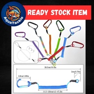 AquaTackle - Spring Wayar Grip Playar Mancing Anti Lost Fumble Steel Spring Wire Fishing accessories DIY Stainless