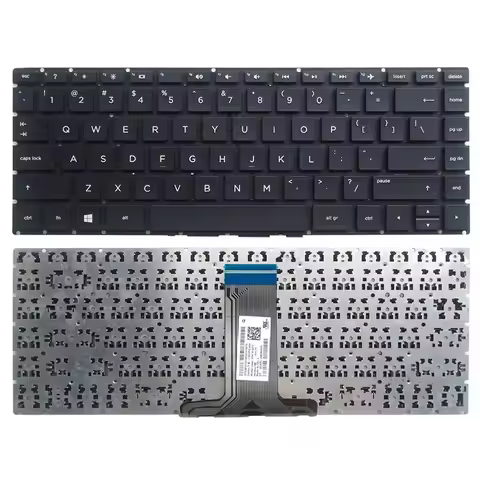 PJSE US/RU/SP Laptop Keyboard For HP 14G-BR 14G-BU 240 246 245 G6 340 348 G7 TPN-C131 Q186 Q187 Q188