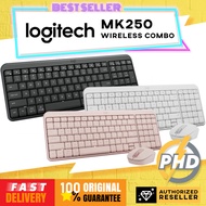 Logitech MK250 Wireless Keyboard Mouse Combo Compact Bluetooth Easy to Connect